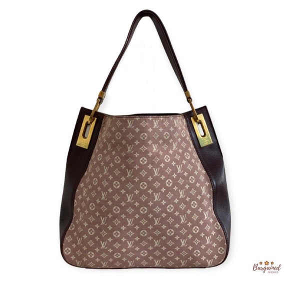 Authentic LOUIS VUITTON Burgundy Monogram Canvas Idylle Rendez-Vous PM Hobo Bag - Picture 1 of 15